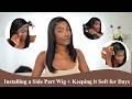 How to Keep Your Side Part Wig Bouncy and Hydrated – My Complete Daily Wear Routine✨MyFirstWig