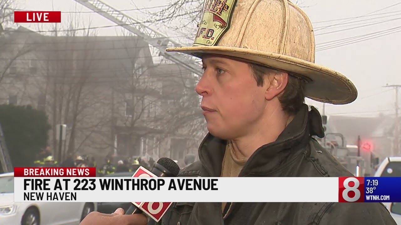 7 displaced after fire in New Haven - YouTube