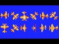 nes 1942 enemy animation recreation with high resolution.