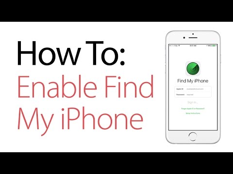 How to Enable Find My iPhone