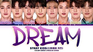 [AI COVER] ‘DREAM’ STRAY KIDS | COLOR CODED LYRICS (Original by Babymonster)