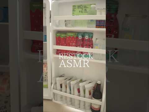 大量に韓国ジュース爆買いyeah🥤冷蔵庫に収納していく詰め替えASMR RESTOCK refill 生活音
