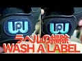 グラブラベルの掃除 Wash a label #577