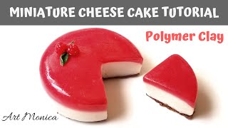 Cheese Cake Miniature : Polymer Clay DIY