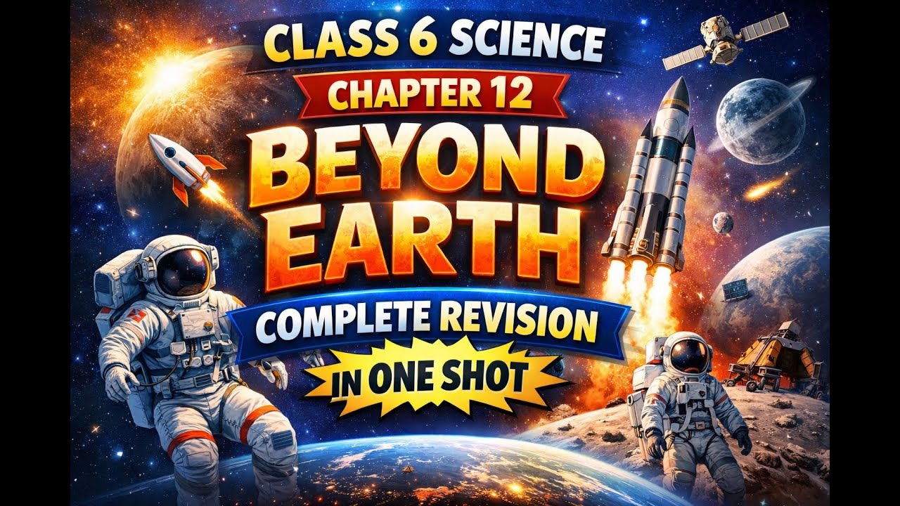 CLASS 6 SCIENCE CHAPTER 12 BEYOND EARTH COMPLETE REVISION IN ONE SHOT
