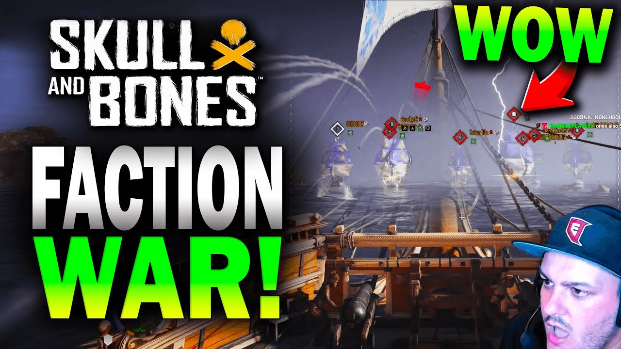 FACTION WAR 8 vs 8 ☠️ 🏴‍☠️ Skull and Bones 🏴‍☠️