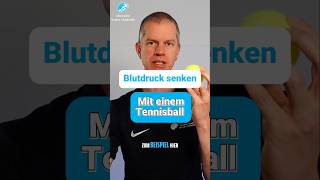 Blutdruck senken - mit einem Tennisball  #neuroathletik #gehirn #gesundheit  #gehirn #greifen