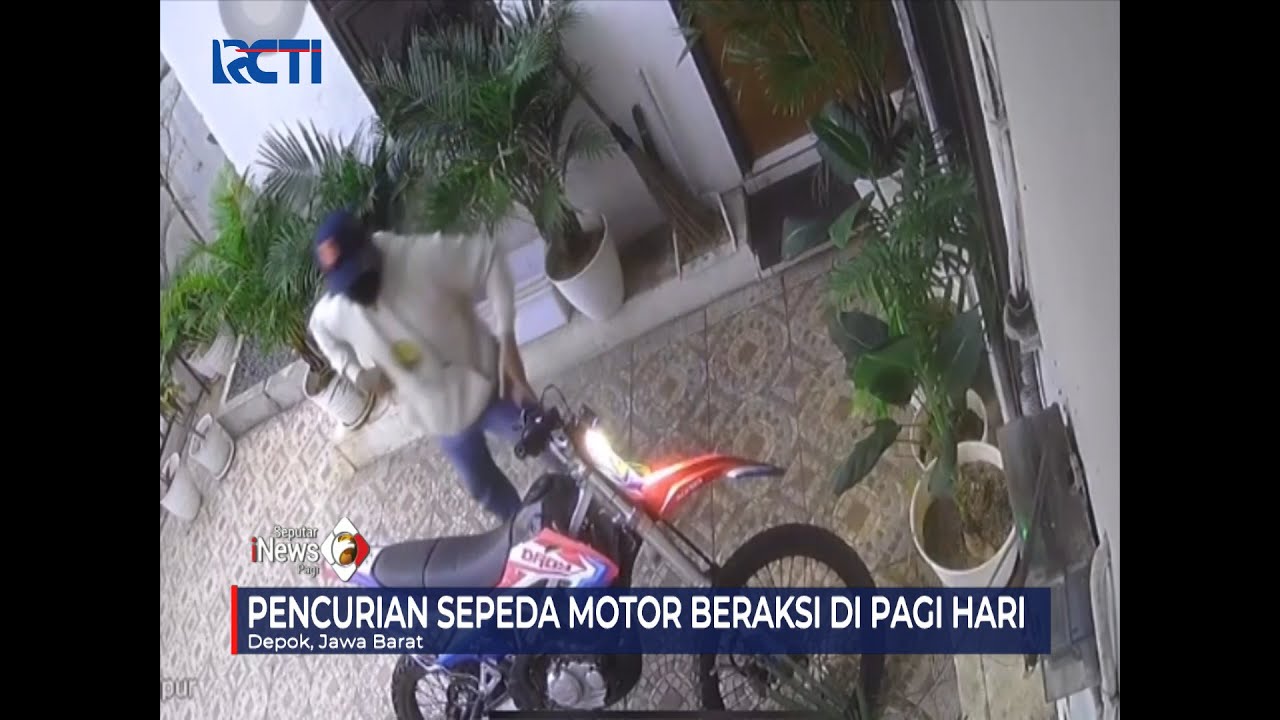 Pencurian Sepeda Motor di Depok Terekam CCTV, Satu Sepeda Motor Raib #SeputariNewsPagi 27/07