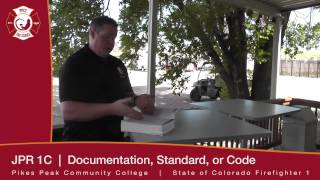 PPCC FF1 JPR 1C Document, Standard or Code