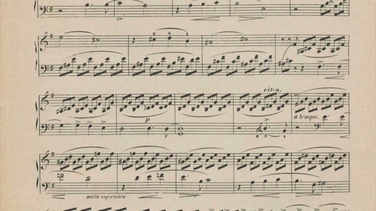 István Heller-Studio op. 47 nº 15 in mi minore: «Sommerabendlied»