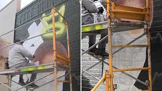 NYC artist paints DMX mural outside Bronx restaurant