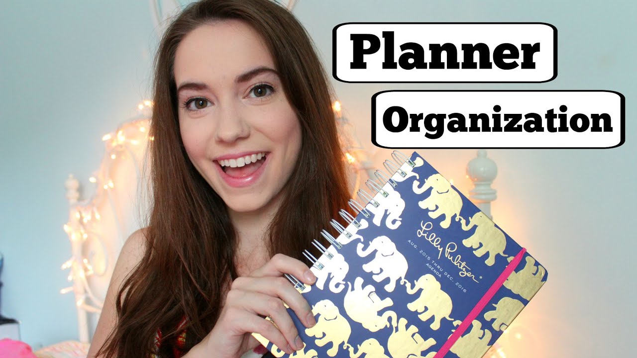 Back To School: Organizing Your Planner/ Agenda - Lilly Pulitzer Large Agenda Review