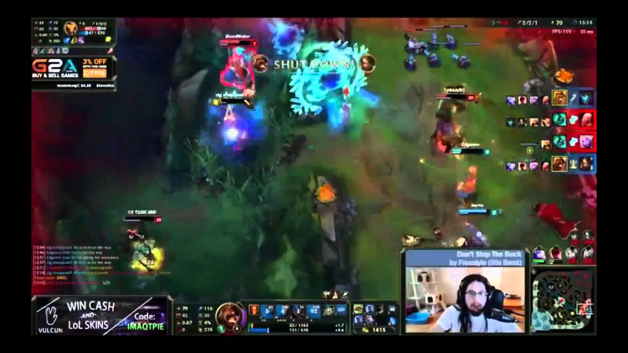 Imaqtpie Brand quadrakill. not bad!