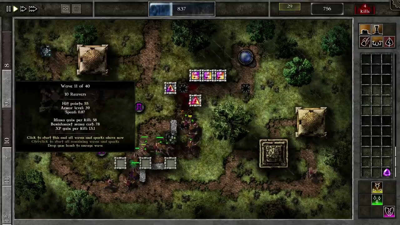 Gemcraft: Chasing Shadows Ep. 4 - Gem Skills - YouTube