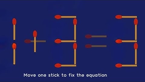 Matchstick Puzzle - Fix The Equation #matchstickpuzzle #simplylogical