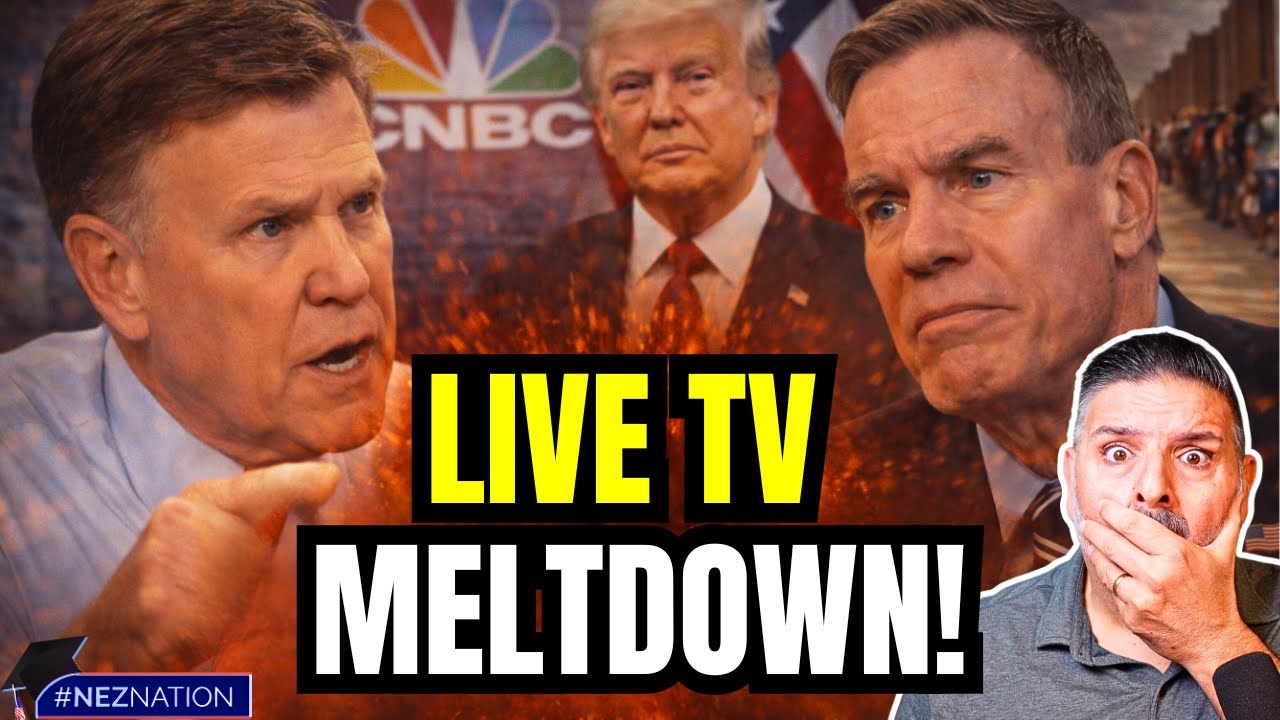 Dem Senator VISIBLY SHAKING After CNBC Host Exposes Hypocrisy