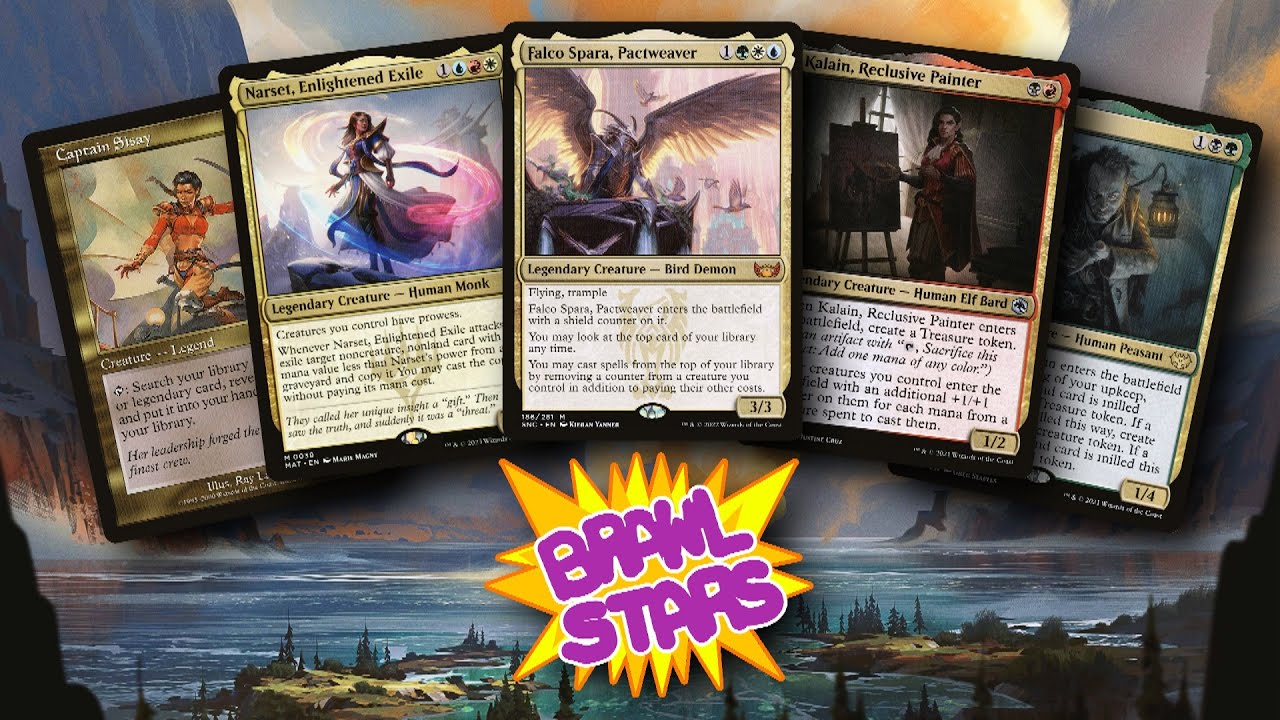 Falco Spara & Old Rutstein & Captain Sisay & Narset, Enlightened Exile & Kalain - Brawl Variety Hour