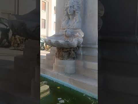 Fontana di Piazza De Nava a Reggio Calabria in condizioni critiche
