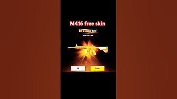 Golden trigger m416 premium crate opening pubg m416 free skin #pubg #games #Aasim Gaming