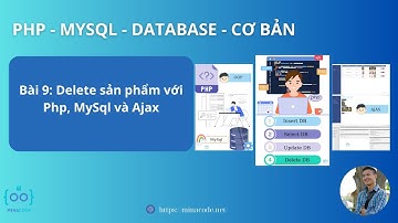 Bài 9: Delete sản phẩm với Php, MySql và Ajax