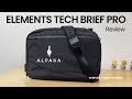 Alpaka elements tech brief pro review  3 different ways you can wear this bag its amazing