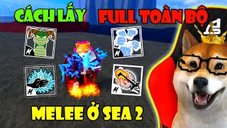 Cách Lấy SUPERHUMAN Và Toàn Bộ MELEE Ở Sea 2 Mới Nhất Trong Blox Fruit | Roblox