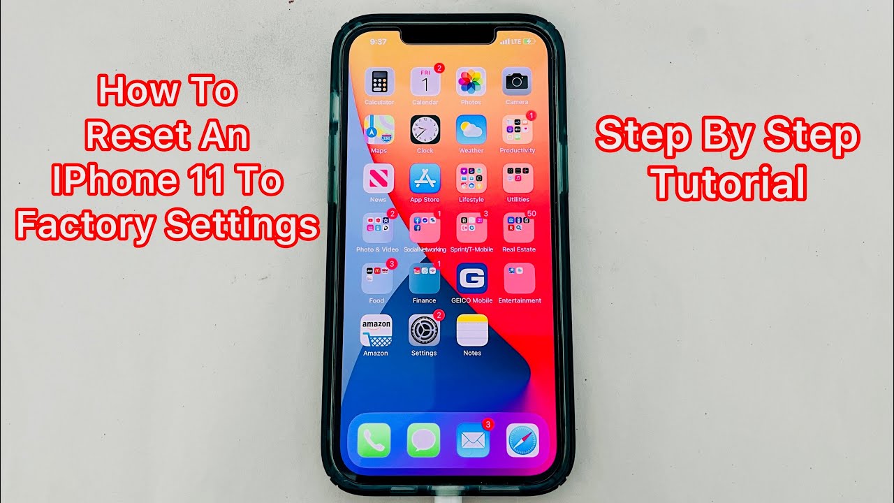 How To Reset IPhone 11 To Factory Settings - Step By Step Tutorial