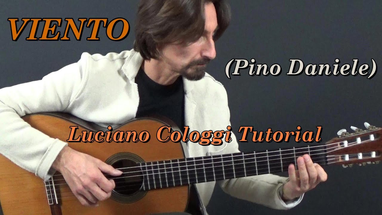 VIENTO - PINO DANIELE - LUCIANO COLOGGI GUITAR TUTORIAL