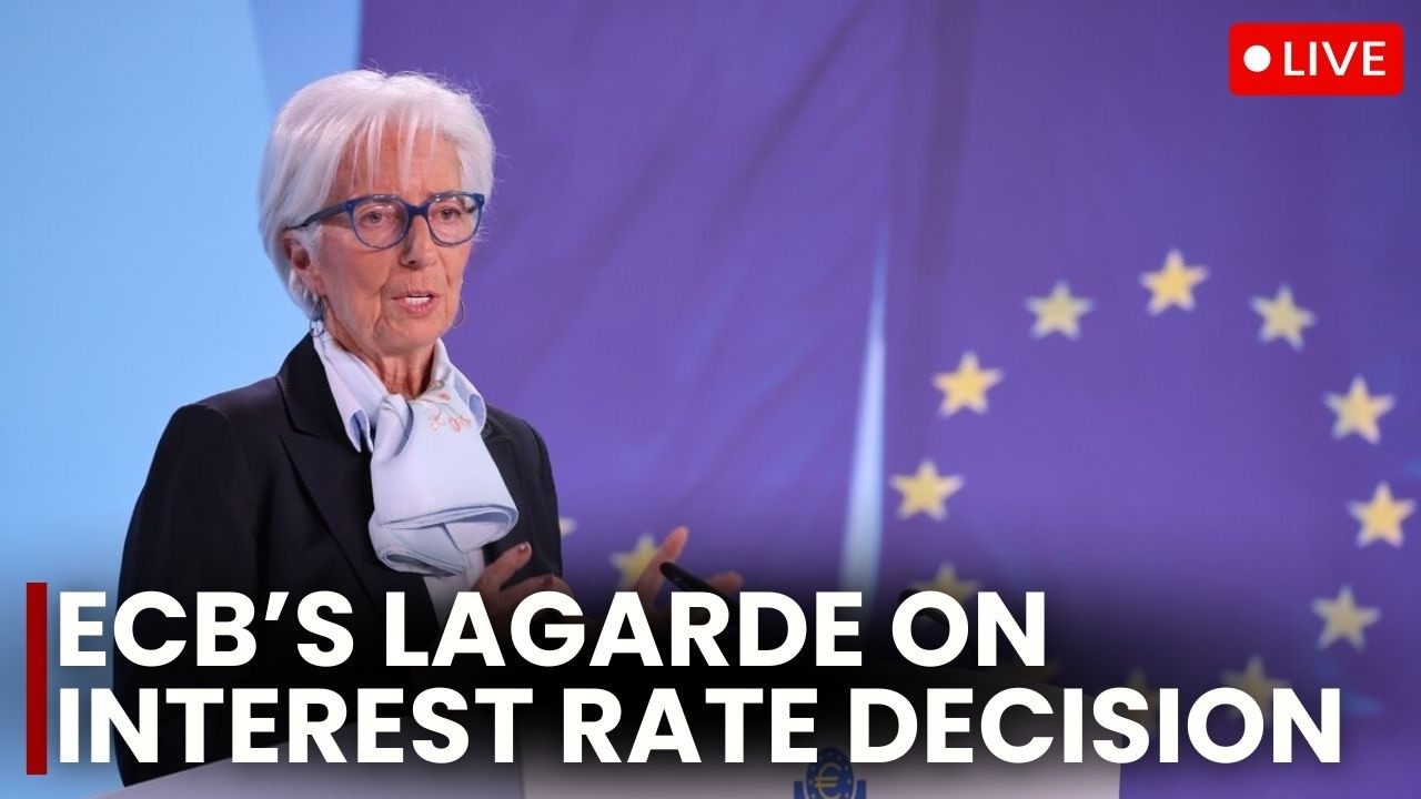 ECB Interest Rate Decision Live Updates: Christine Lagarde Briefing, Central Bank Holds
