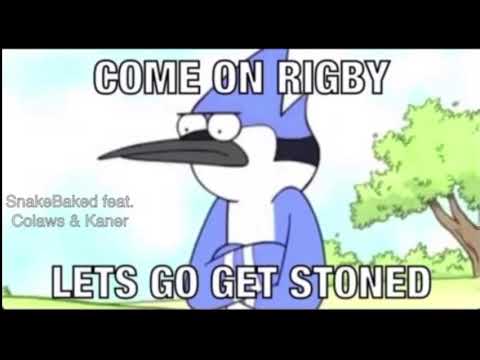 Mordecai and Rigby smoke weed (feat. @Colaws)