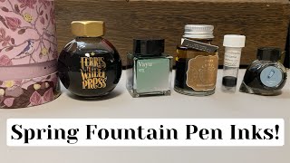 7 Fountain Pen Inks for Spring 2024 | FWP, Wearingeul, Colorverse, Pilot Iroshizuku, Taisho Roman by Stationery Dumpling 975 views 2 months ago 9 minutes, 28 seconds