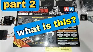 Tamiya 1/14 semi tractor truck multi-function control unit, part 2, how to connect the control unit