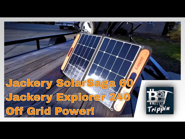 Off-Grid Power with the Jackery SolarSaga 60 and Explorer 240