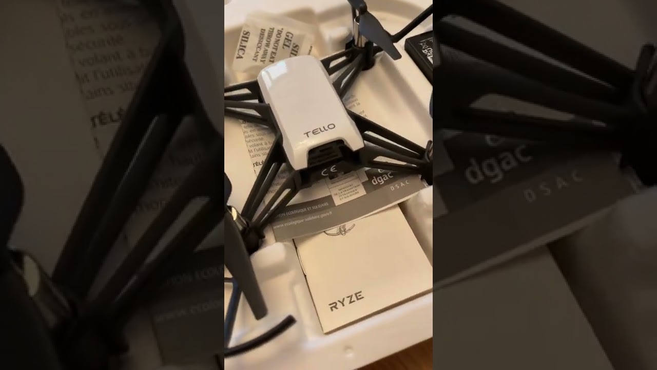 dJI Tello drone unboxing 
