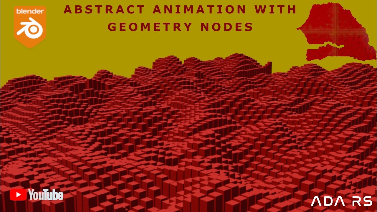Make abstract animation with geometry nodes (Blender 3.5 tutorial ...