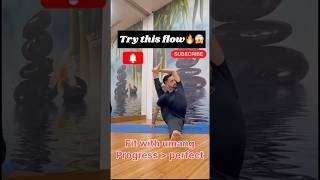 Try this yoga flow 🔥😱💪|| 10k view || #shorts #ytshorts #trending #viral #yoga #shortsfeed #yt