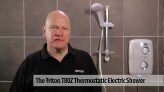 Thermostatic Electric Shower: T80Z for safe showering for the family video from Triton Showers