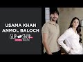 Anmol baloch  usama khan  ushna  shehroz from aik sitam aur  gup shup with fuchsia