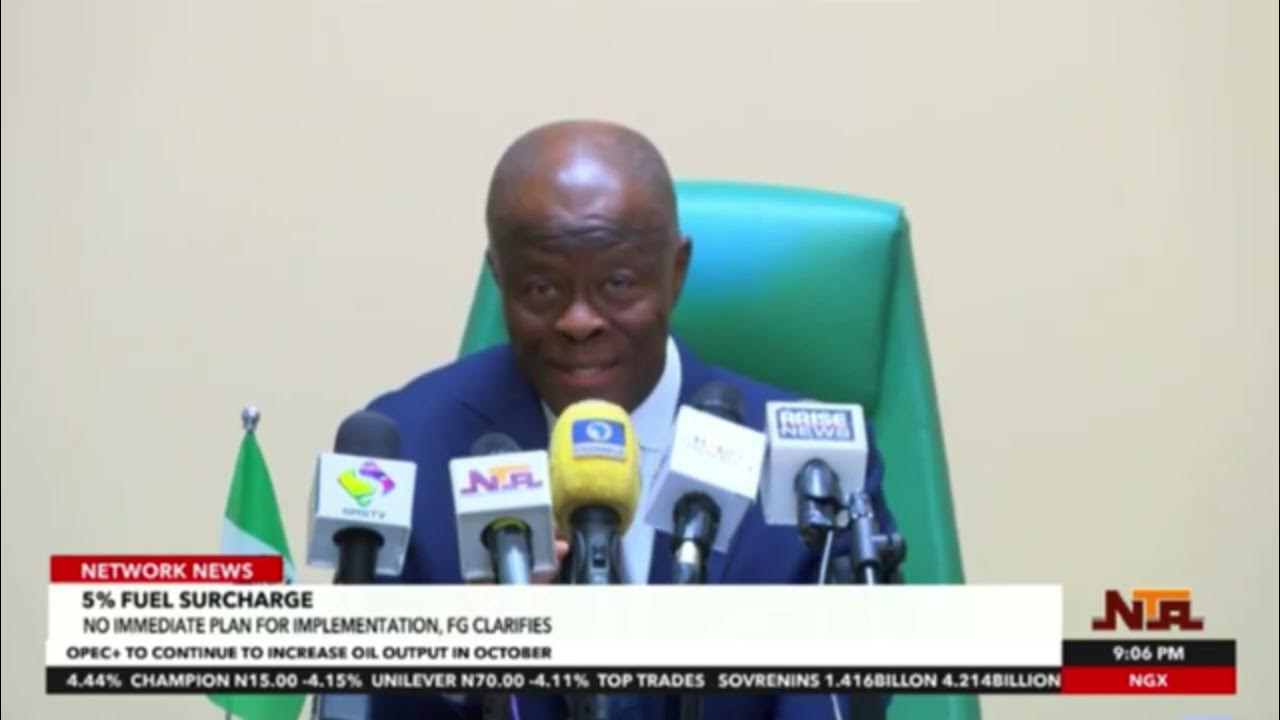 No Fuel Tax Hike: FG Dismisses 5% Fuel Surcharge Rumors | Wale Edun Clarifies