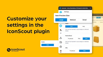 How to customize your settings in the IconScout plugin