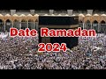 Quelle sera la date de ramadan 2024 