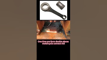 Motorcycle connect rod pre formed by cross wedge rolling machine, double efficiency!