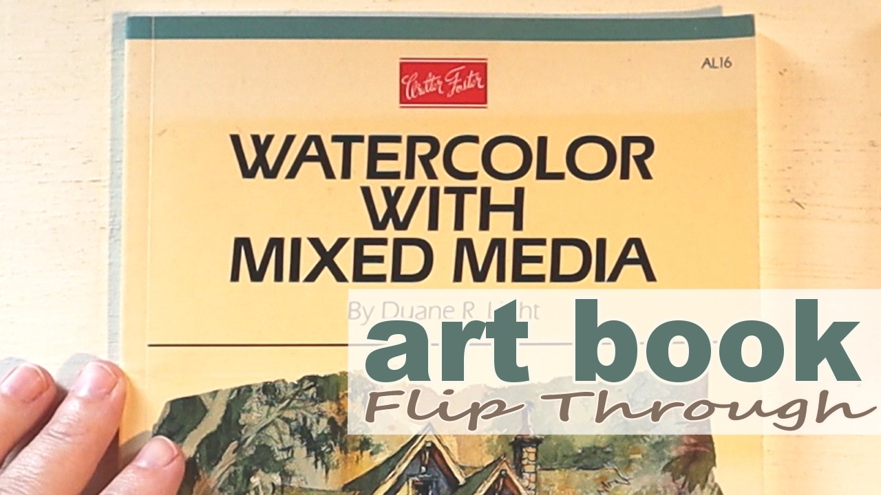 Watercolor with Mixed Media ? ART LIBRARY ? Vintage Walter 