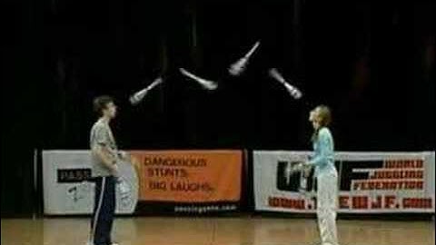 Vova and Olga Galchenko 7+ Club Team passing WJF