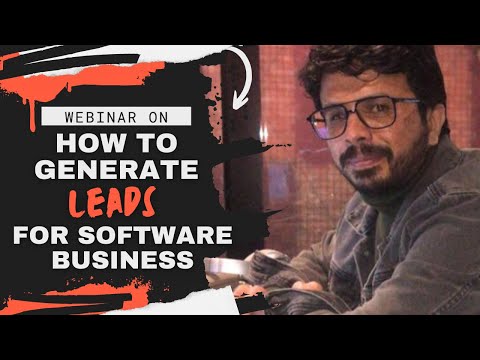Lead Generation for Software Development Business by Nitin Bajaj - video from Easyleadz