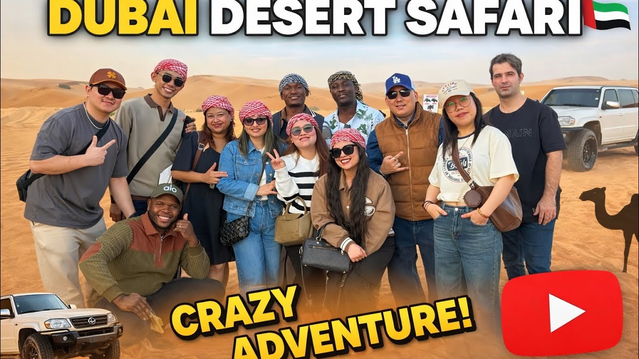 Dubai Desert Safari | Luxury, Dunes & Dinner ✨#vibesbyugyen 
