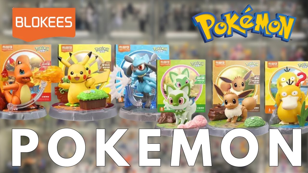 ARMANDO LOS NUEVOS BLOKEES DE POKÉMON DE ALIEXPRESS | Blokees Pokémon Wave 1 Unboxing y Review