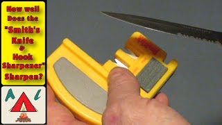 How well does the “Smith’s Knife and Hook Sharpener” sharpen?