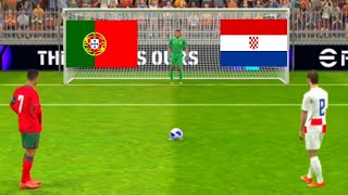 Ronaldo vs Luka Modric | Portugal vs Croatia Match | Penalty Shootout Match | Efootball 2024 |