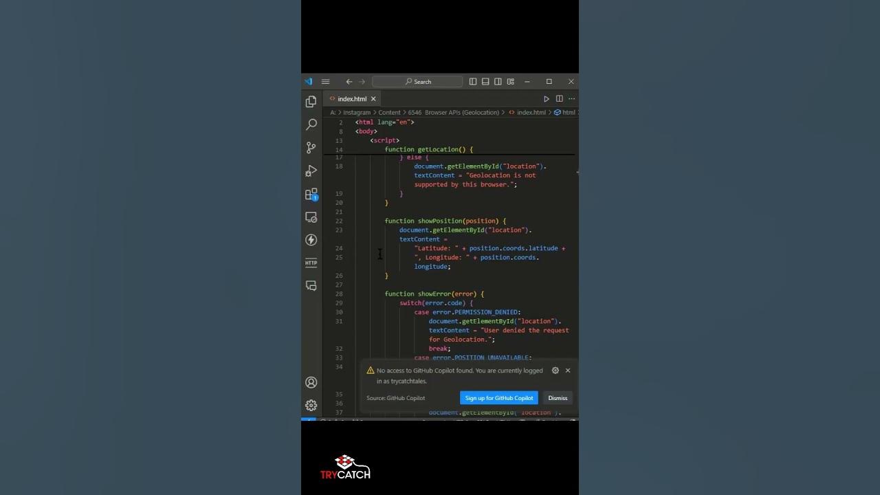 Day 45 mastering geolocation with javascript browser api javascript 